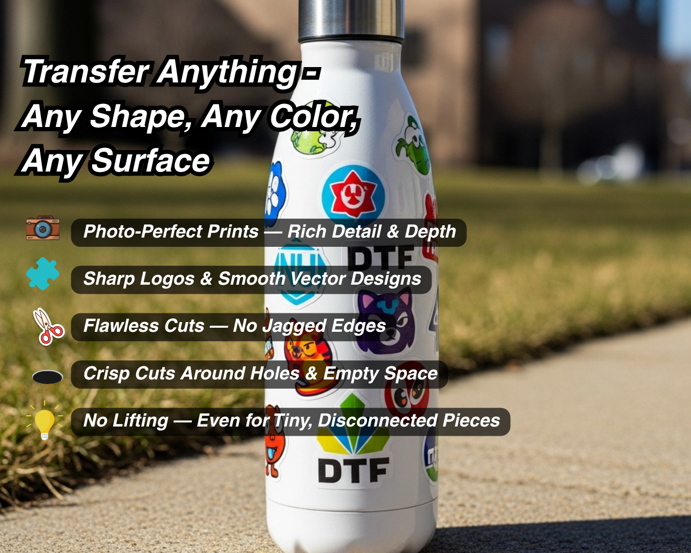 UV DTF 3D By Size