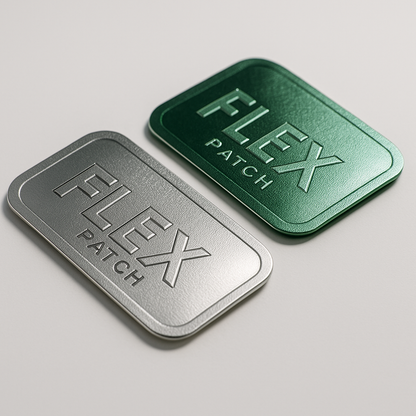 Metallic Flex Patches  (25 Piece Minimum)