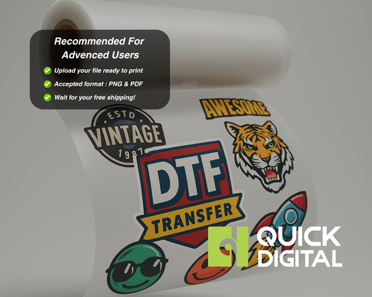 UV DTF Gang Sheet - Upload a Print Ready File